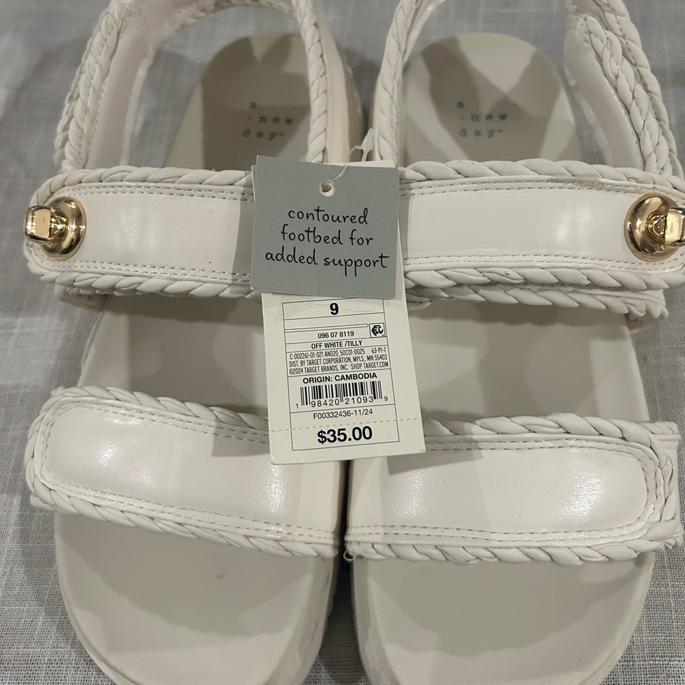 Women’s tilly platform footbed sandals anew day